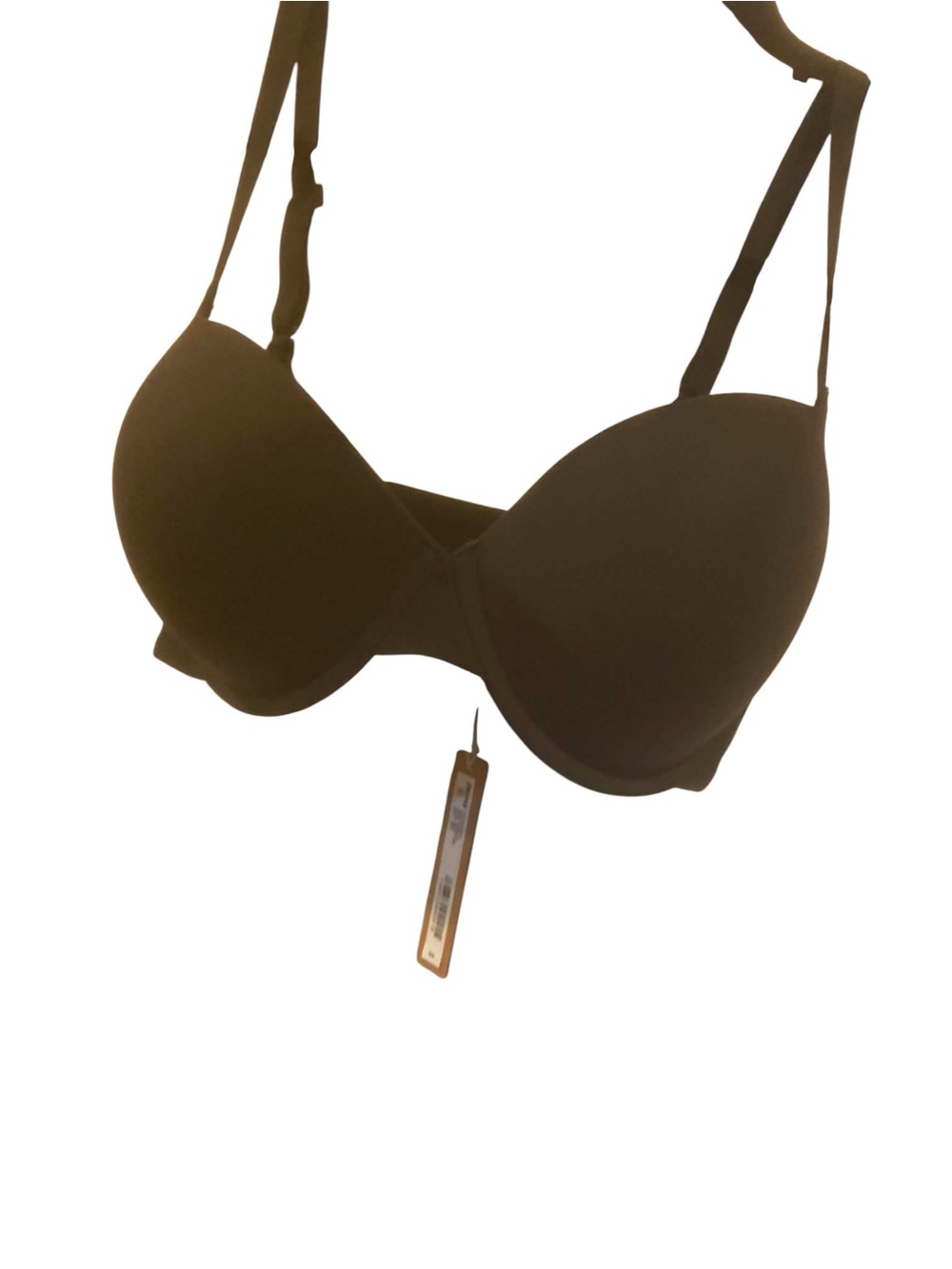 NWT Skims Fits Everybody Push Up Demi Bra Size 34DD ONYX